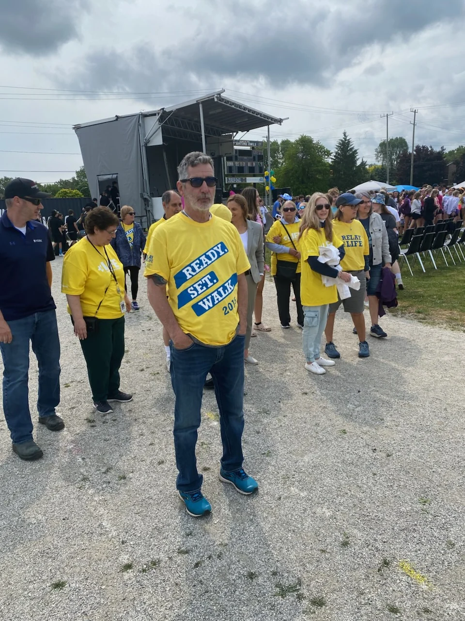 Mike Foley participating in Relay for Life